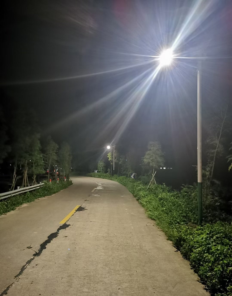 70 new rural solar street lamps, LED street lamps