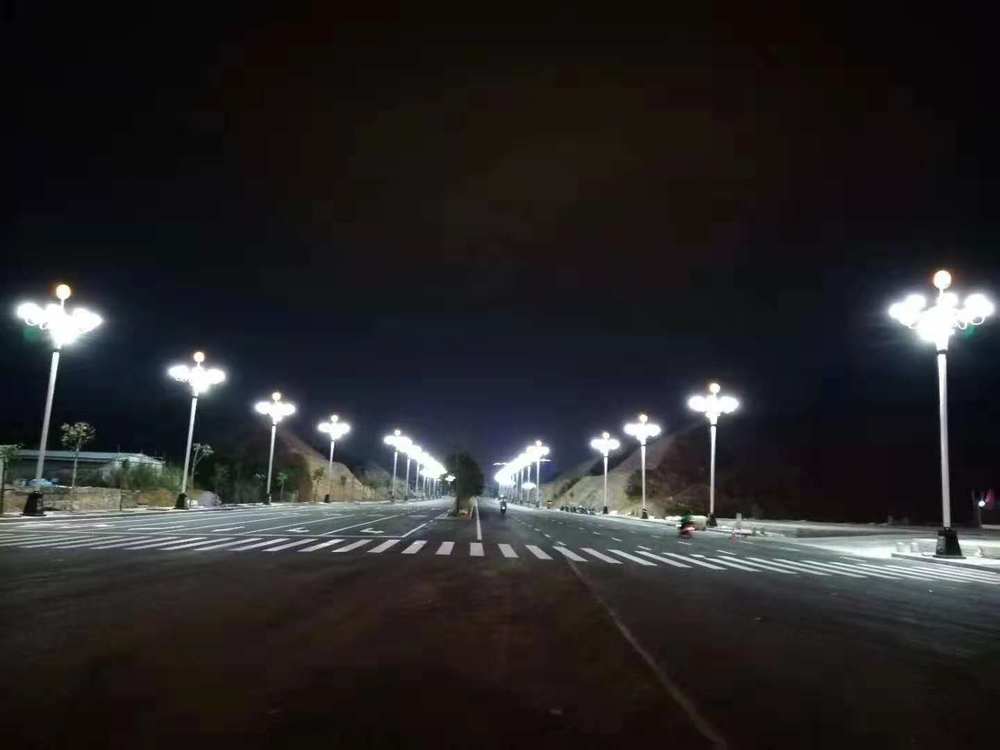 Yulan lampe by power projekt udendørs landskab Avenue gadelampe belysning