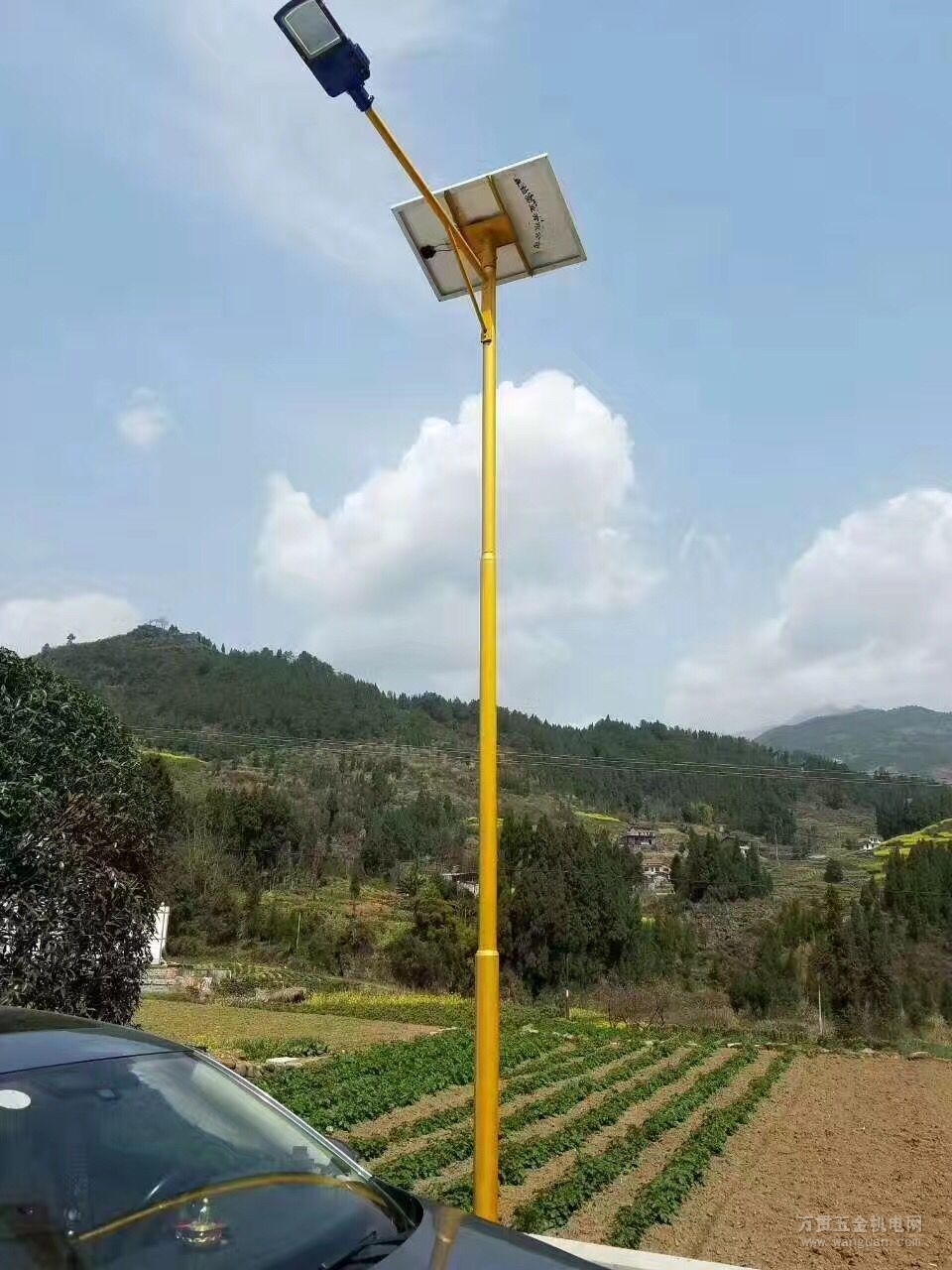 Hedef fakirliği güneş sokak lambası ışık projesi