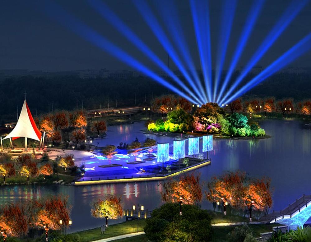 Design principle and lighting project of the park