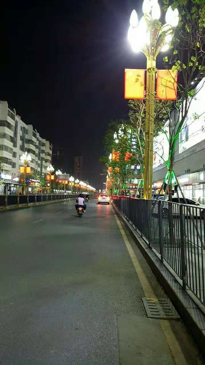 Proyek lampu jalan Municipal, dekorasi pencahayaan kota