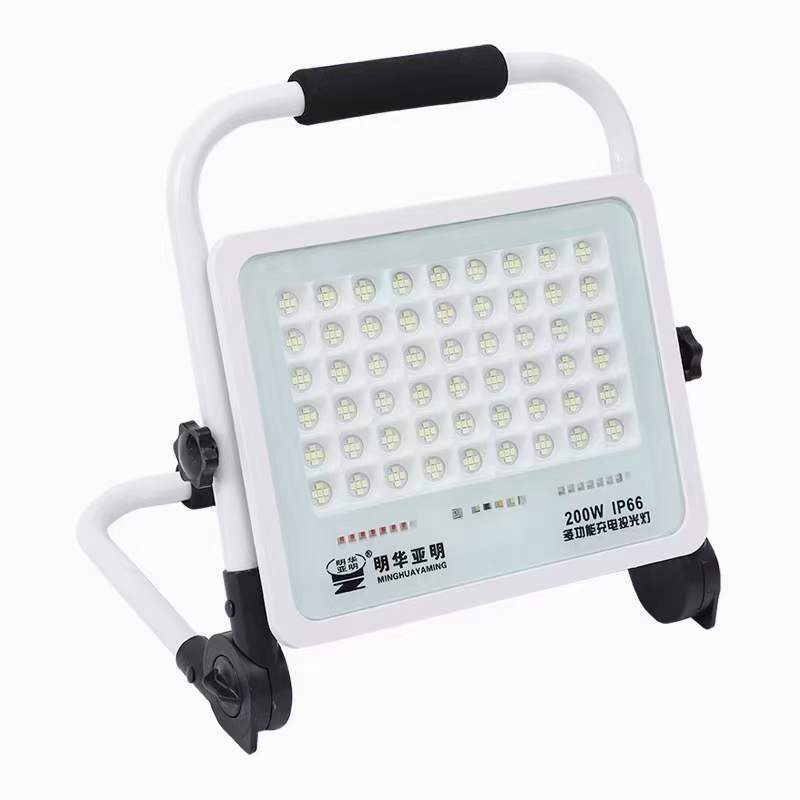 LED mobile charging floodlight, portable emergency lighting for outdoor construction sites 170-20230609