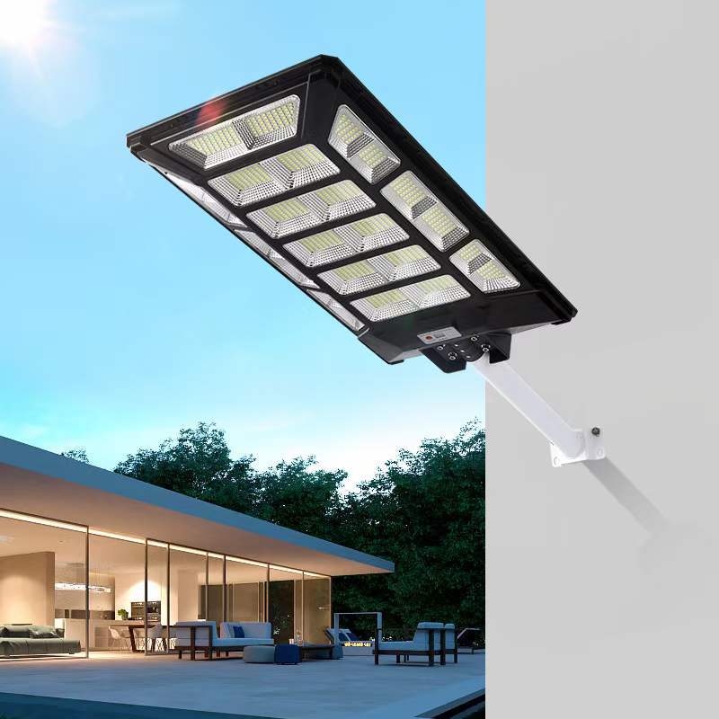 Luz de rua solar integrada com superfície luminosa super grande, iluminação exterior impermeável do pátio 106-20230610